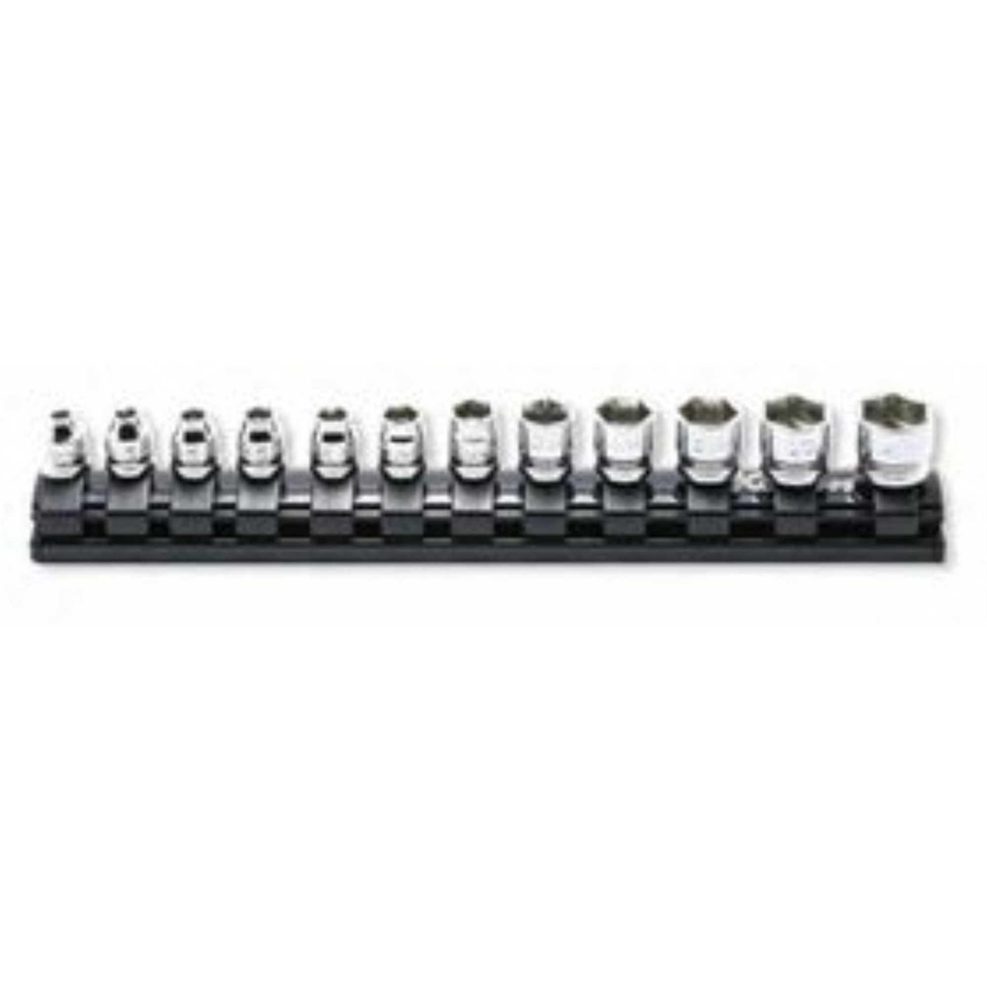Ko-ken USA 1/4in. Sq. Dr. Socket Set — 4-14mm, 6-Point, 12 Pcs, Model# KKNRS2400MZ-12